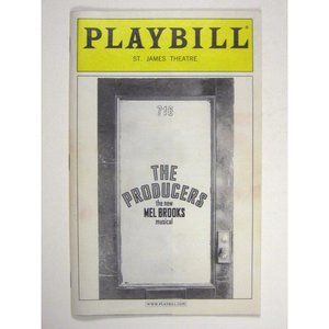 The Producers Mel Brooks Playbill 2003 Don Stephenson Fred Applegate Musgrave